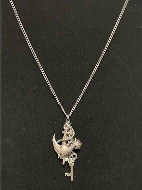 Nautical Theme Necklace Silver Tone